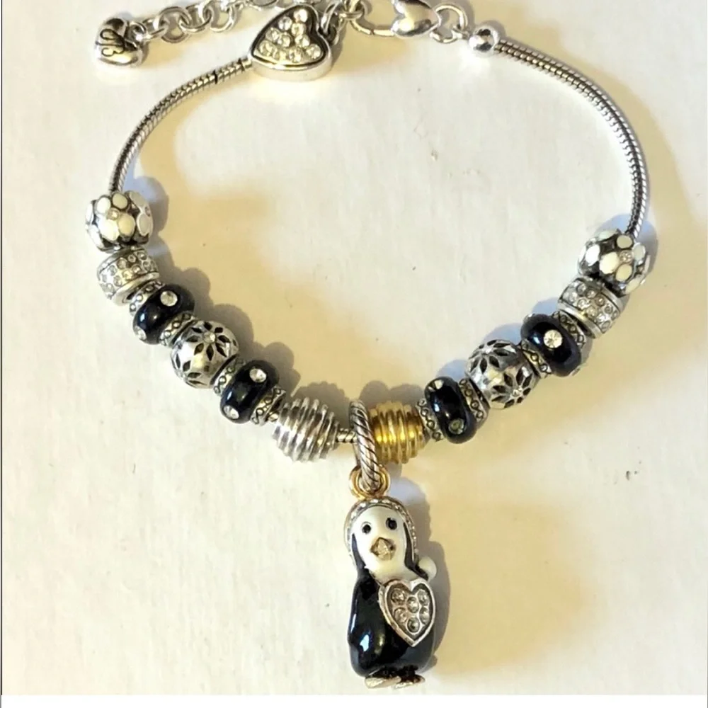 🆕 Brighton Mini Charm silver bracelet Fits mini & regular charms and beads NWOT